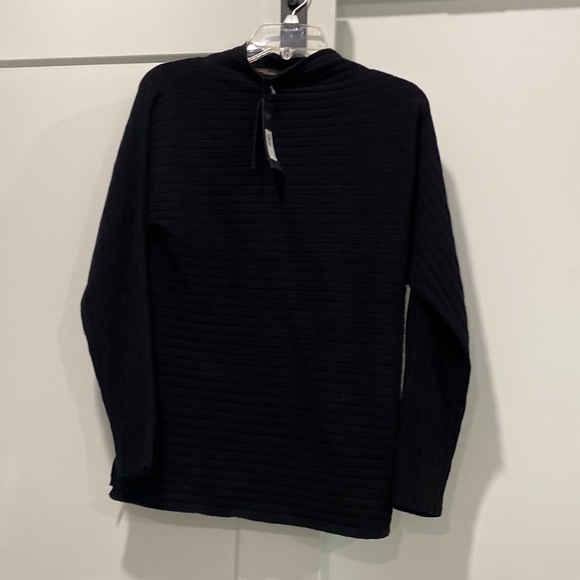 New with tags Banana republic funnel neck ribbed long sleeve top sweater XS - Picture 2 of 7